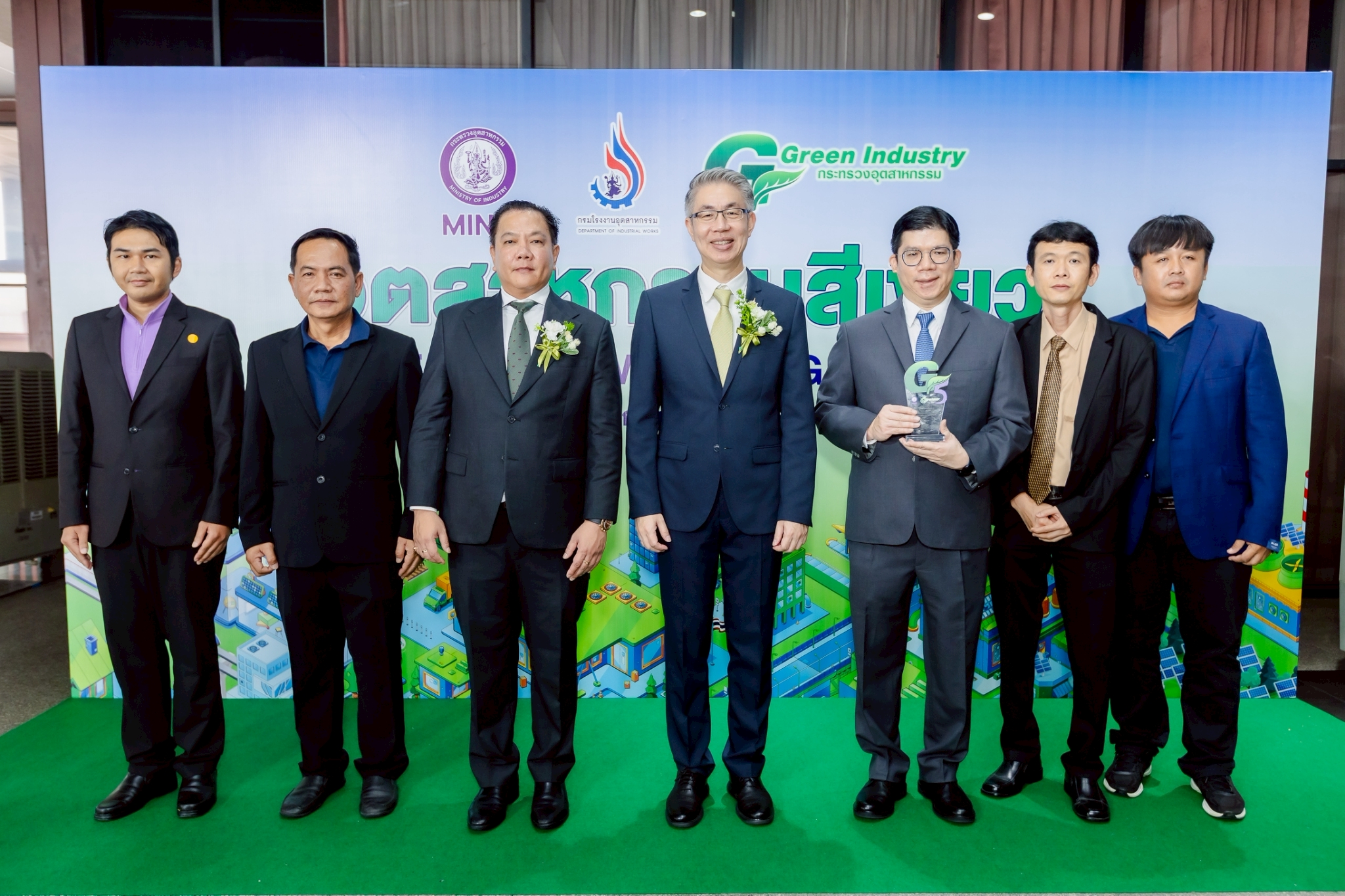 SMS Group Achieves Green Industry Awards 2025 for Pathumthani and Buriram Branches